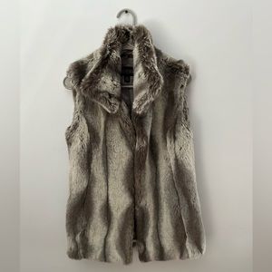 Faux fur vest